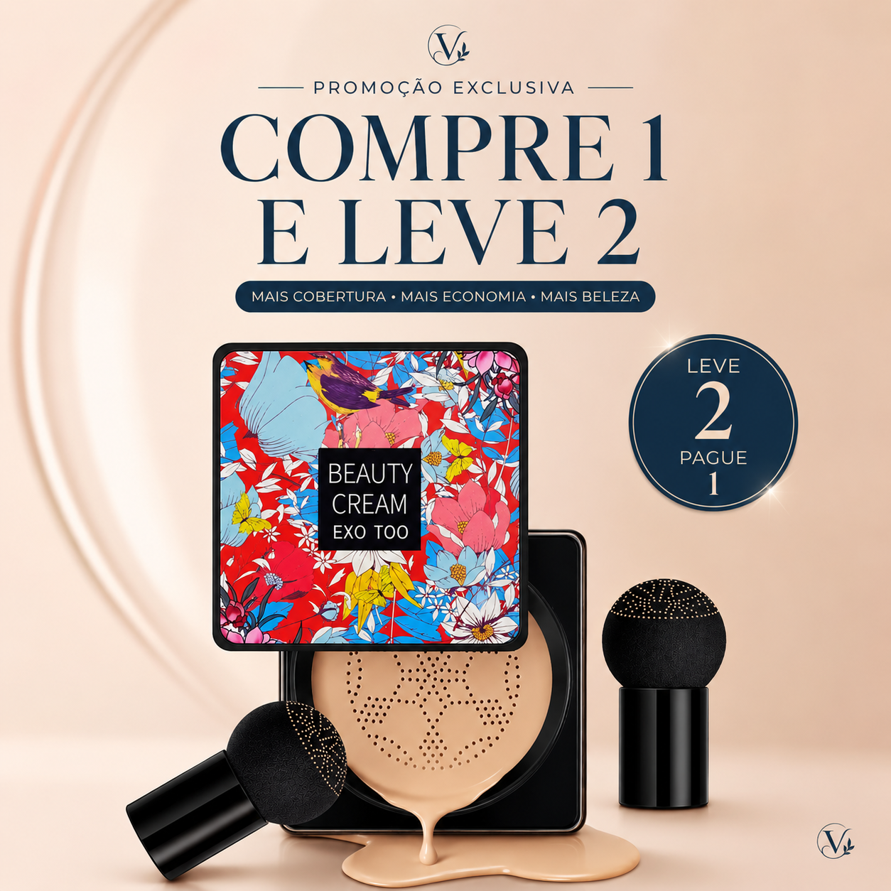 Base BB Cream - Alta cobertura