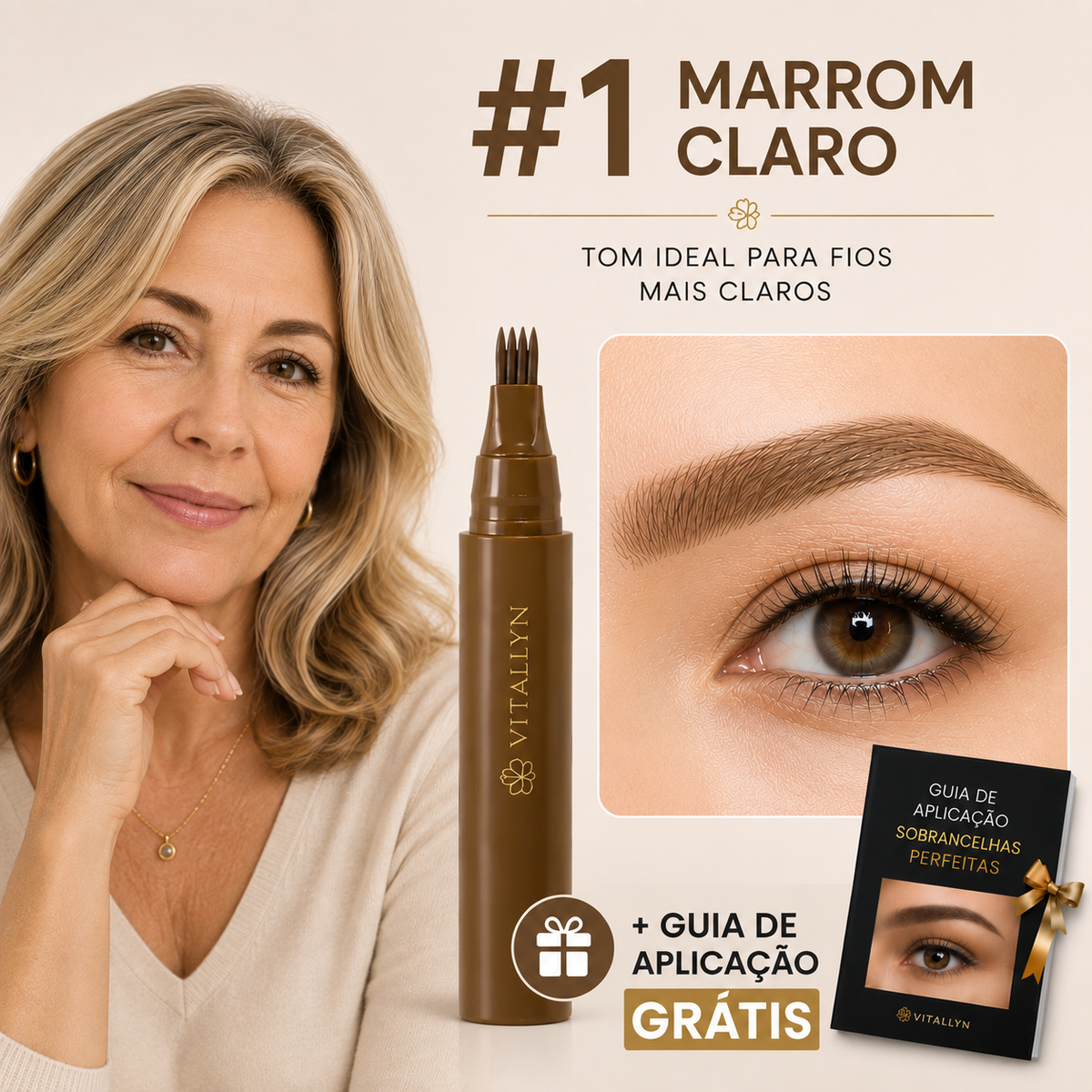 Caneta Micropigmentadora Vitallyn - COMPRE 1 E GANHE + 1 GRÁTIS