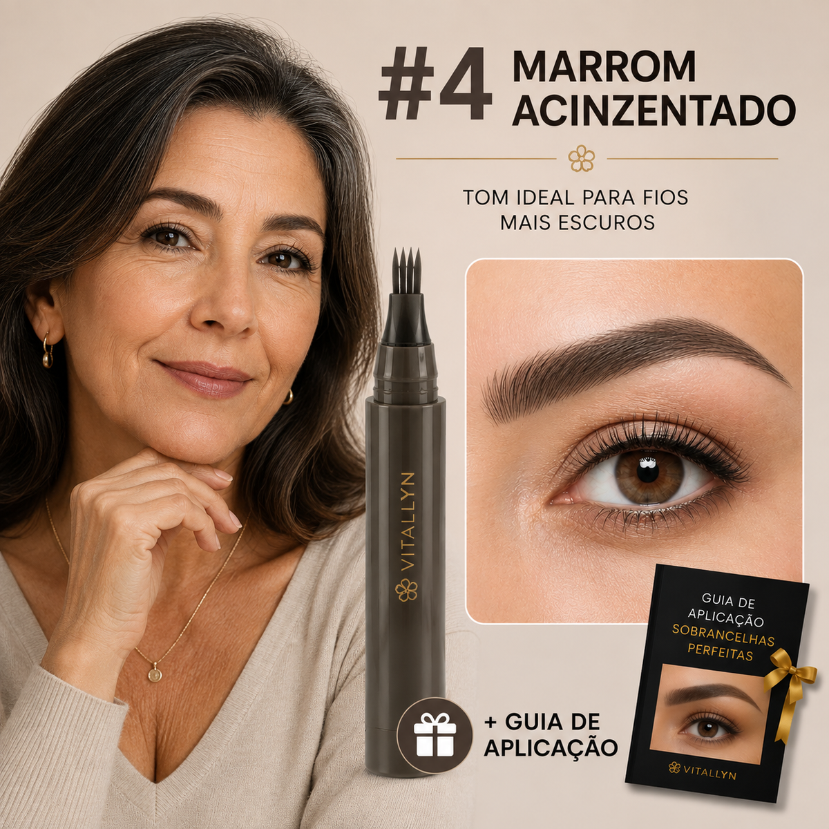 Caneta Micropigmentadora Vitallyn - COMPRE 1 E GANHE + 1 GRÁTIS