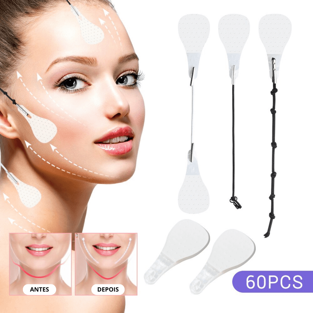 ADESIVO FACIAL INVISÍVEL LIFT INSTANTÂNEO + BRINDE [FRETE GRÁTIS HOJE]