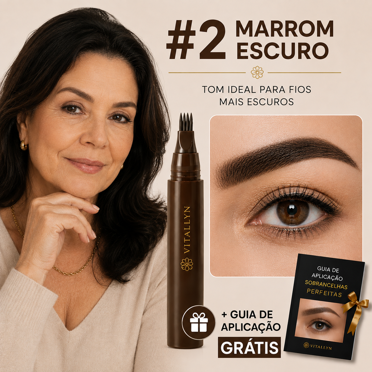 Caneta Micropigmentadora Vitallyn - COMPRE 1 E GANHE + 1 GRÁTIS