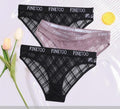 Calcinha de Renda transparente Kit 3PCS