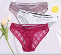 Calcinha de Renda transparente Kit 3PCS