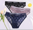 Calcinha de Renda transparente Kit 3PCS