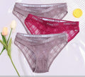 Calcinha de Renda transparente Kit 3PCS